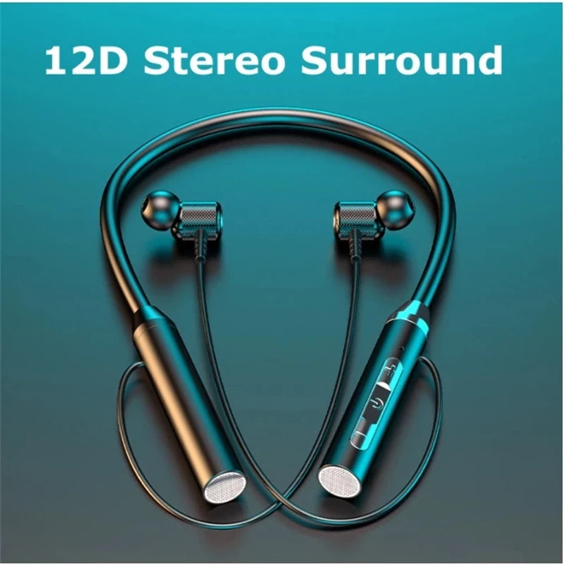Wireless Headphone Fone Bluetooth 5.0 Neckband Earphones