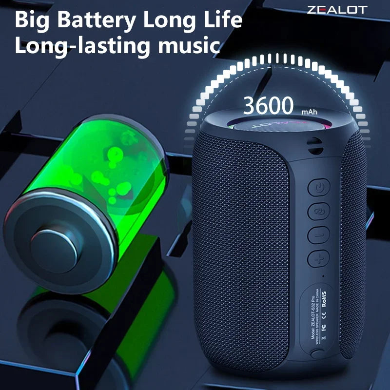 Zealot S32 pro Bluetooth Wireless Outdoor Portable