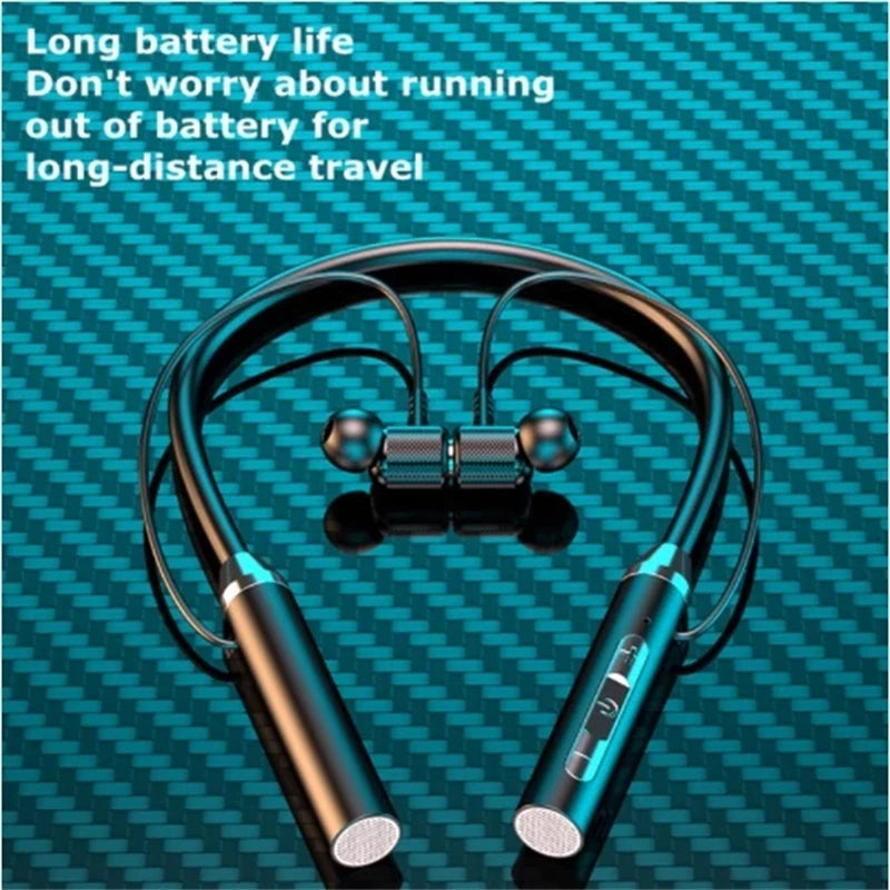 Wireless Headphone Fone Bluetooth 5.0 Neckband Earphones